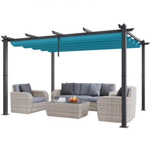 Lauko pavėsinė-pergola VEVOR JDG-098-34DBL, 3 x 4 m