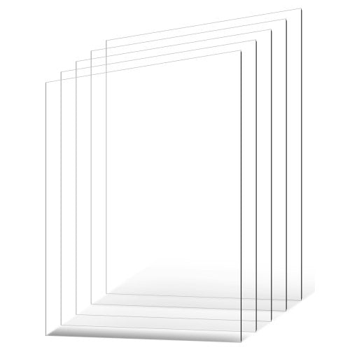 PET plastiko lakštai VEVOR LX-PET-24*36, 5 vnt., 610x914x1 mm
