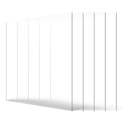 PET plastiko lakštai VEVOR LX-PET-24*36, 5 vnt., 610x914x1 mm