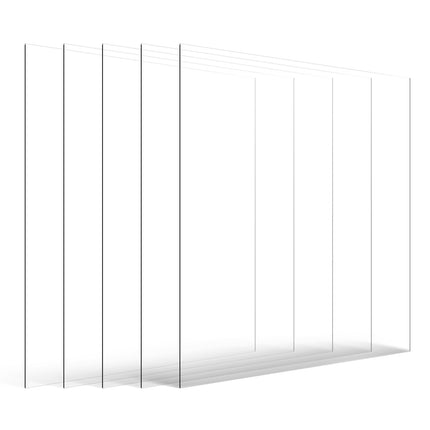 PET plastiko lakštai VEVOR LX-PET-24*36, 5 vnt., 610x914x1 mm