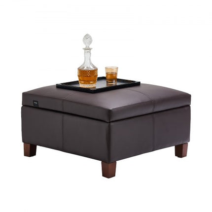 Pufas-daiktadėžė VEVOR CWD0097CA-KD-DARK BROWN, 71 cm