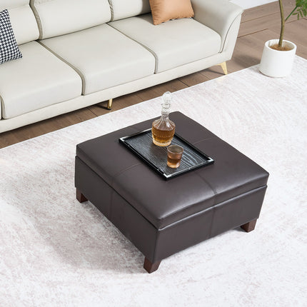 Pufas-daiktadėžė VEVOR CWD0097CA-KD-DARK BROWN, 71 cm