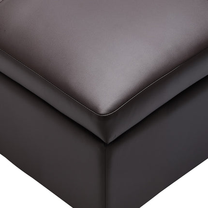 Pufas-daiktadėžė VEVOR CWD0097CA-KD-DARK BROWN, 71 cm