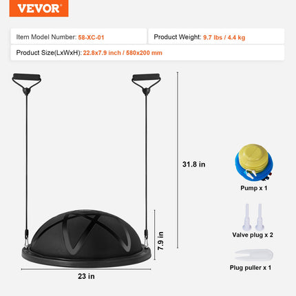 Pusiausvyros treniruoklis VEVOR 58-XC-01, 300 kg apkrova