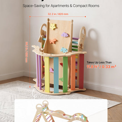 Montessori laipiojimo rinkinys VEVOR ZYS001, 9-in-1, 68 kg apkrova