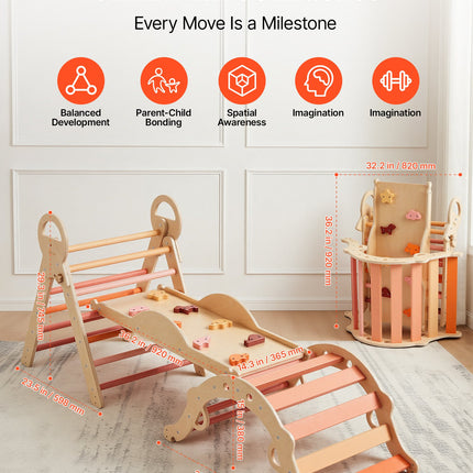 Montessori laipiojimo rinkinys VEVOR ZYS003, 9-in-1