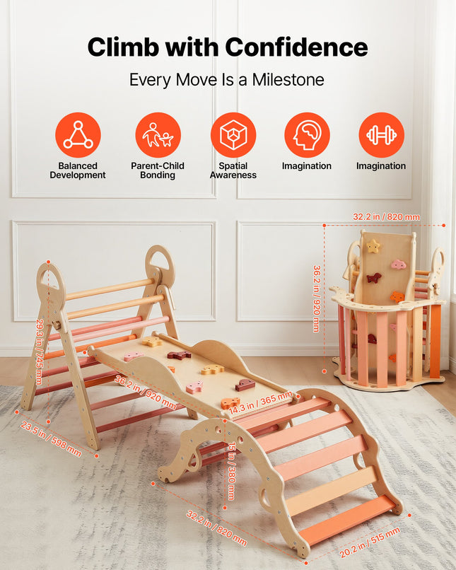 Montessori laipiojimo rinkinys VEVOR ZYS003, 9-in-1
