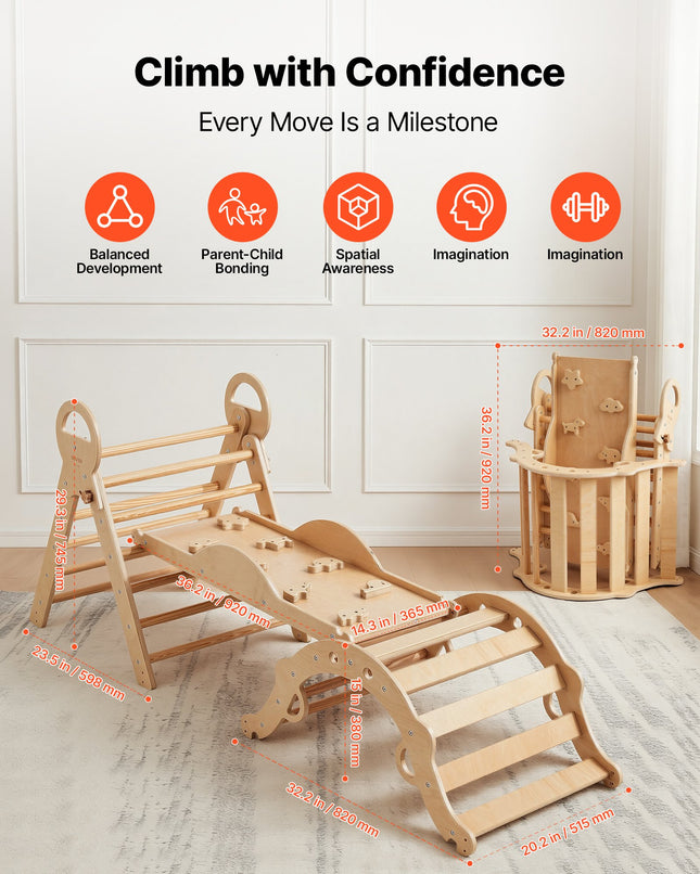 Montessori laipiojimo rinkinys VEVOR ZYS004, 9-in-1