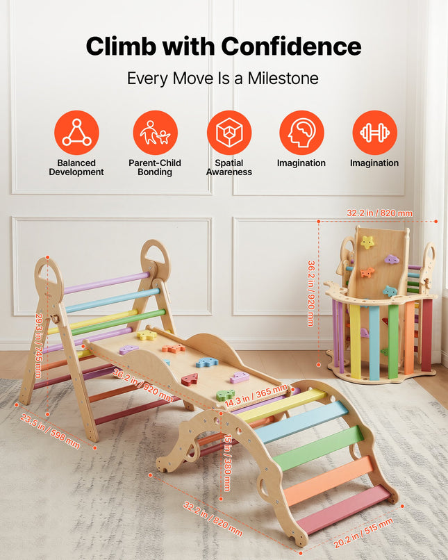 Montessori laipiojimo rinkinys VEVOR ZYS005, 9-in-1