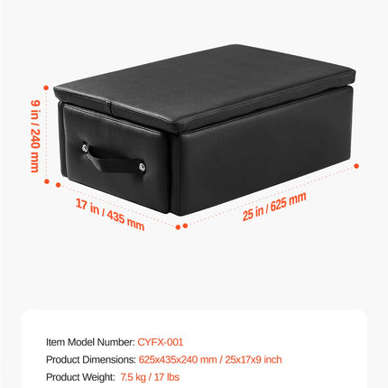 Pilateso dėžė VEVOR CYFX-001, 62,5 x 43,5 x 24 cm