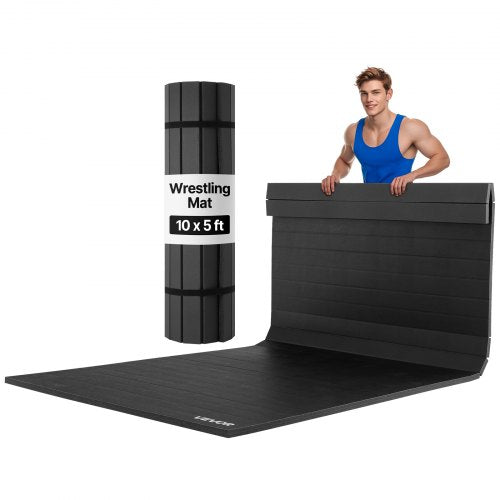 Imtynių kilimėlis VEVOR WR-10*5*1.25, 3x1,5 m