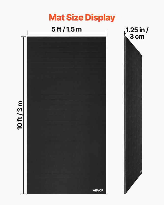 Imtynių kilimėlis VEVOR WR-10*5*1.25, 3x1,5 m