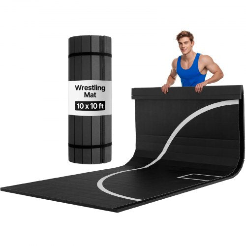 Imtynių kilimėlis VEVOR WR-10*10*1.25, 3x3 m