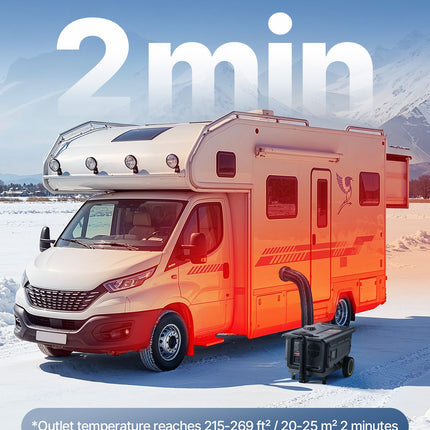 Dyzelinis oro šildytuvas VEVOR ZM8008, 8 kW