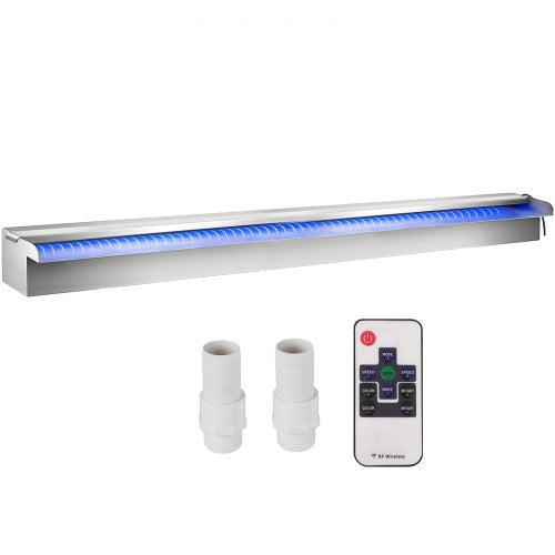 Dekoratyvinis krioklys baseinui PQSB-8283, 90 cm ilgio su LED apšvietimu