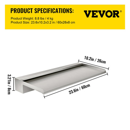 Krioklio kaskada VEVOR SMPQ-9448, 60 cm