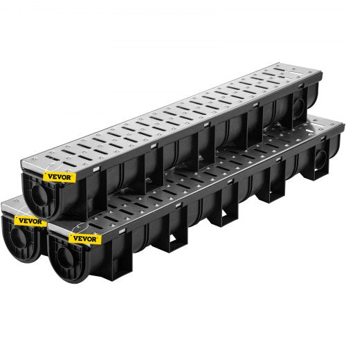 Linijinio drenažo sistema VEVOR PSG100*100*3M, 150x130 mm