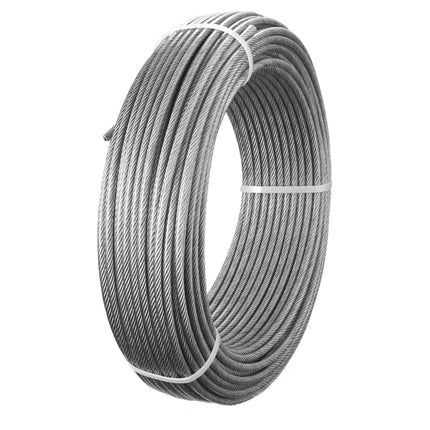 Plieninis trosas VEVOR QD304PVC-024, 61 m ilgio