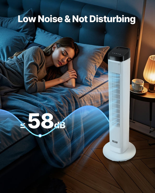 Bokštinis ventiliatorius VEVOR FTS008R, 60 W
