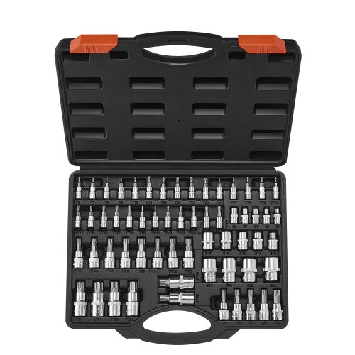 Torx galvučių ir antgalių rinkinys VEVOR 60TE, 60 dalių