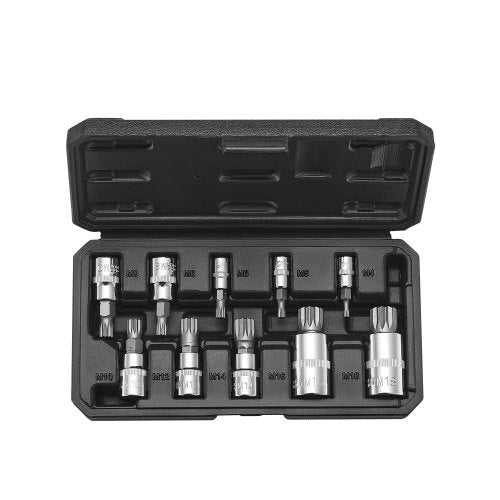 XZN galvučių su antgaliais rinkinys VEVOR 10PCS 10M, M4-M18