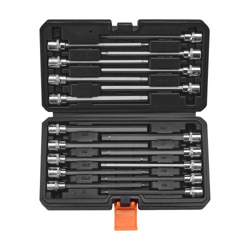 Šešiakampių galvučių (Allen) rinkinys VEVOR 18PCS 18H, 18 dalių