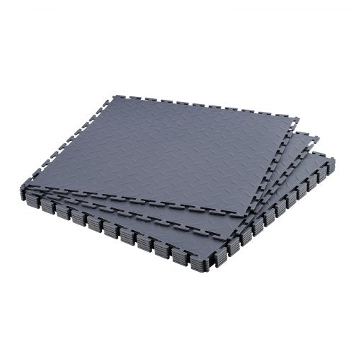 Garažo grindų plytelės VEVOR GYDB-51.551.50.5-G, 513 x 513 x 5 mm, 8 vnt.