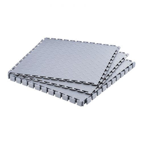 Garažo grindų plytelės VEVOR GYDB-51.551.50.5-S, 8 vnt., 513 x 513 x 5 mm