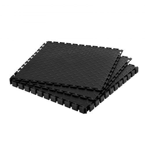 Garažo grindų plytelės VEVOR GYDB-51.551.50.5-B, 513 x 513 x 5 mm