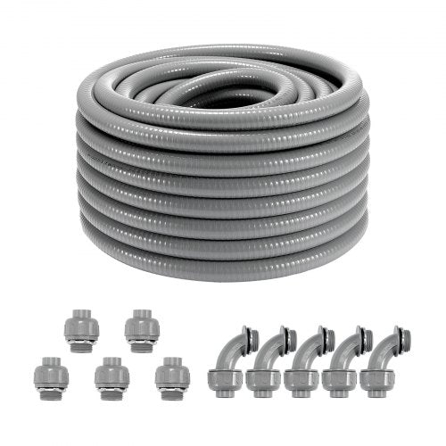 Lankstus PVC vamzdis elektros instaliacijai VEVOR PLFNCB-3/4, 19,1 mm