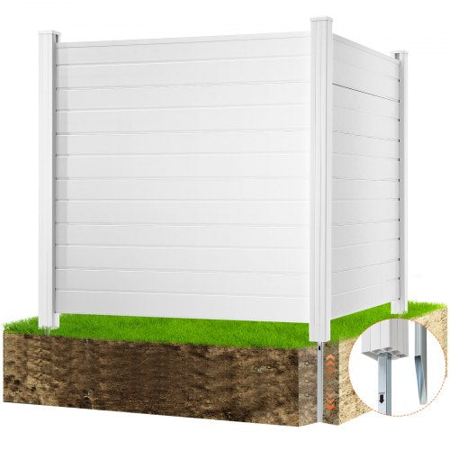 Lauko privatumo užtvara VEVOR 12227-2, 127x127 cm