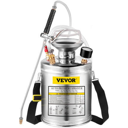 Nerūdijančio plieno purkštuvas VEVOR, 4 l
