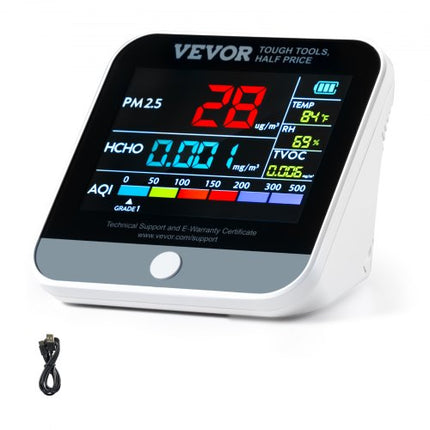 Oro kokybės matuoklis VEVOR DM306, 8-in-1