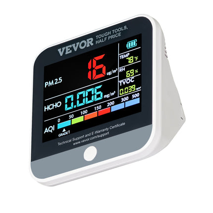 Oro kokybės matuoklis VEVOR DM306, 8-in-1
