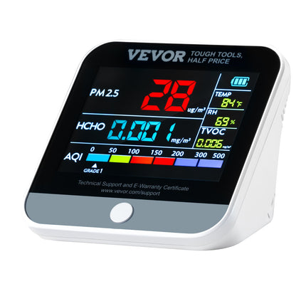 Oro kokybės matuoklis VEVOR DM306, 8-in-1