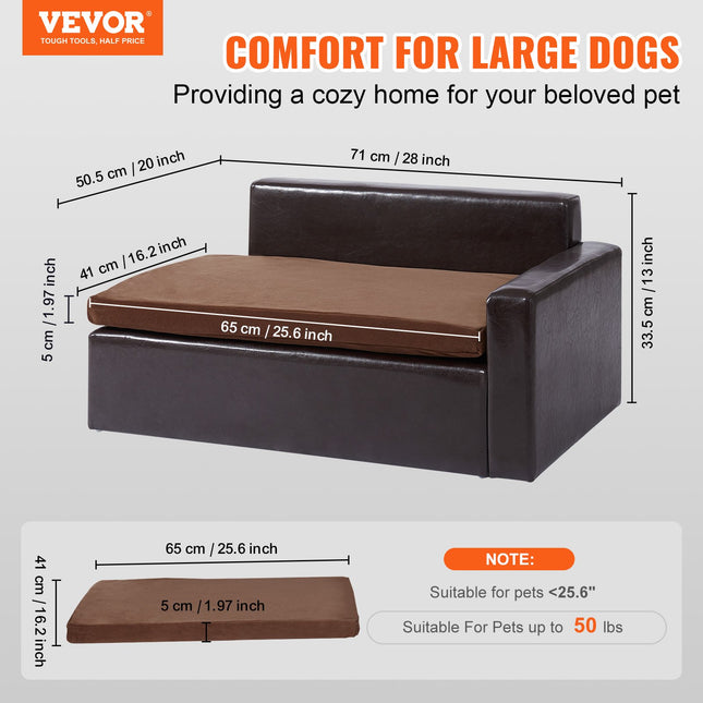 Sofa augintiniams VEVOR SF-909S, iki 50 kg