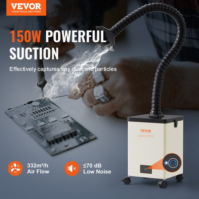Lituavimo dūmų surinkėjas VEVOR XF250, 150W