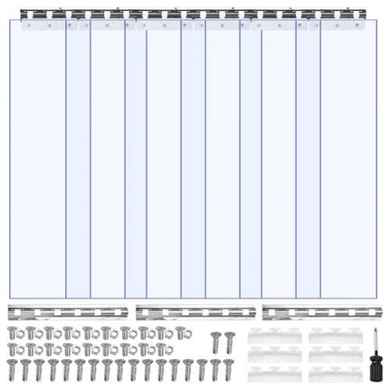 PVC juostinė užuolaida VEVOR MS-0012, 0,9 x 2,1 m