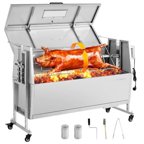 Elektrinis iešmas-kepsninė VEVOR TB-46Z, 60 kg keliamoji galia