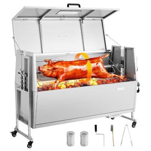 Elektrinis iešmas-kepsninė VEVOR TB-52Z, 60 kg keliamoji galia