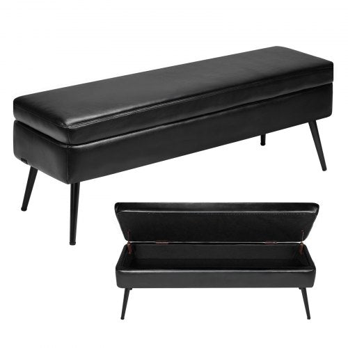 Suoliukas su daiktadėže VEVOR CWD0115CA-KD-BLACK, 120 cm ilgio