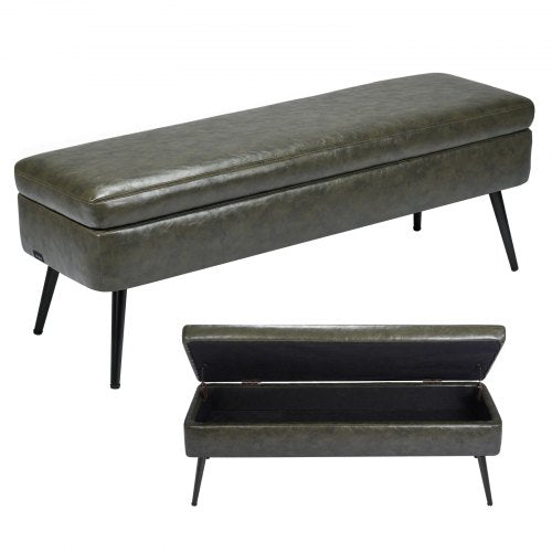 Suoliukas su daiktadėže VEVOR CWD0115CA-KD-GREEN, 120 cm ilgio