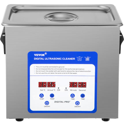 Ultragarsinė valymo vonelė VEVOR TH-020A, 3 l talpa