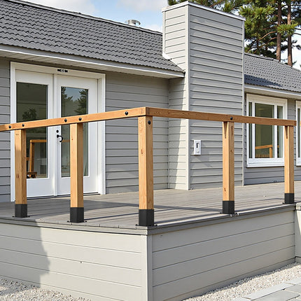Kolonų atramos VEVOR QB-6in-4, 142x142 mm, 4 vnt.