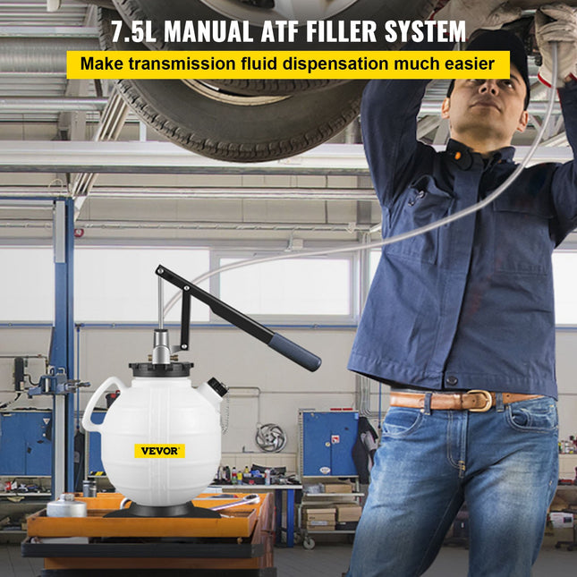 Pavarų dėžės alyvos keitimo siurblys VEVOR ATF, 7,5 l talpa