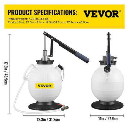 Pavarų dėžės alyvos keitimo siurblys VEVOR ATF, 7,5 l talpa