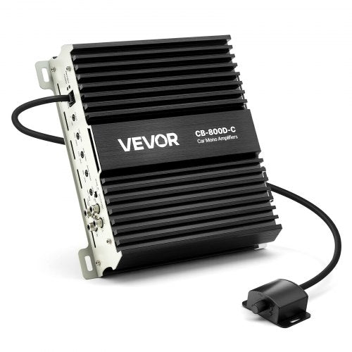 Vienkanalis automobilinis stiprintuvas VEVOR CB-800D-C, 800W RMS
