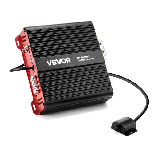 Automobilinis vieno kanalo stiprintuvas VEVOR BP-3000.1D, 3000W RMS