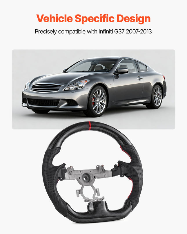 Vairas VEVOR Infiniti G37 (2007-2013), anglies pluošto