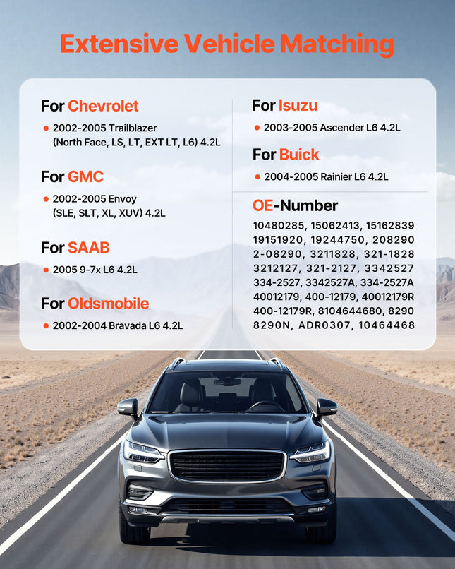 Automobilio generatorius VEVOR 10480285, Chevrolet Trailblazer 4.2L